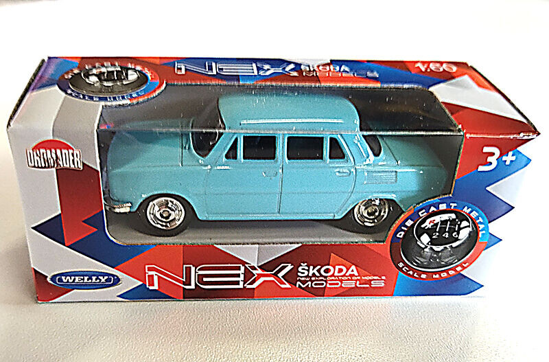 Welly Škoda 100 modrá 1:60